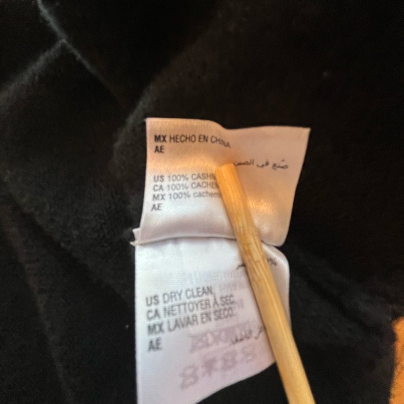 Charter Club Luxury Womens Black Cashmere Pullover Sweater Top Tunic Length M - Picture 4 of 6